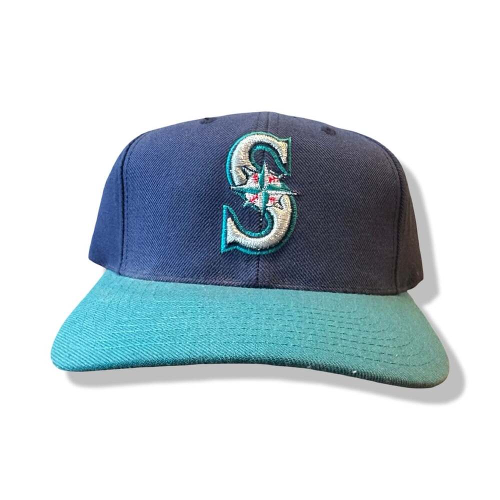 American Needle Seattle Mariners Snapback Hat Blue Teal OSFA